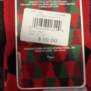 Christmas socks and a 3m insulated tabogan